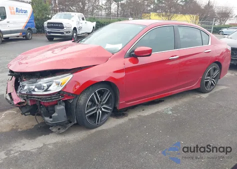 2016 Honda Accord Sport из США, поврежденный, VIN 1HGCR2F69GA203937